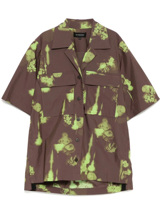 All-Over Graphic Print Shirt