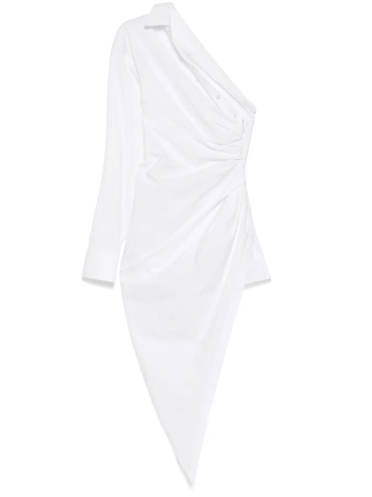 Tailored Asymmetric Midi Dress
