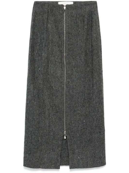 Reconstituted Military Blanket Skirt