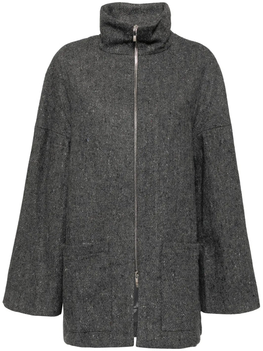 Reconstituted Military Blanket Coat