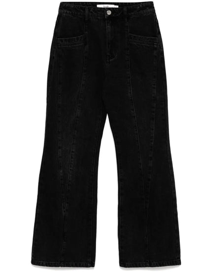 Washed Flared Jeans
