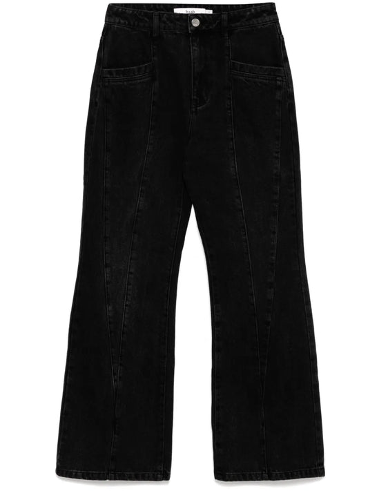 Washed Flared Jeans