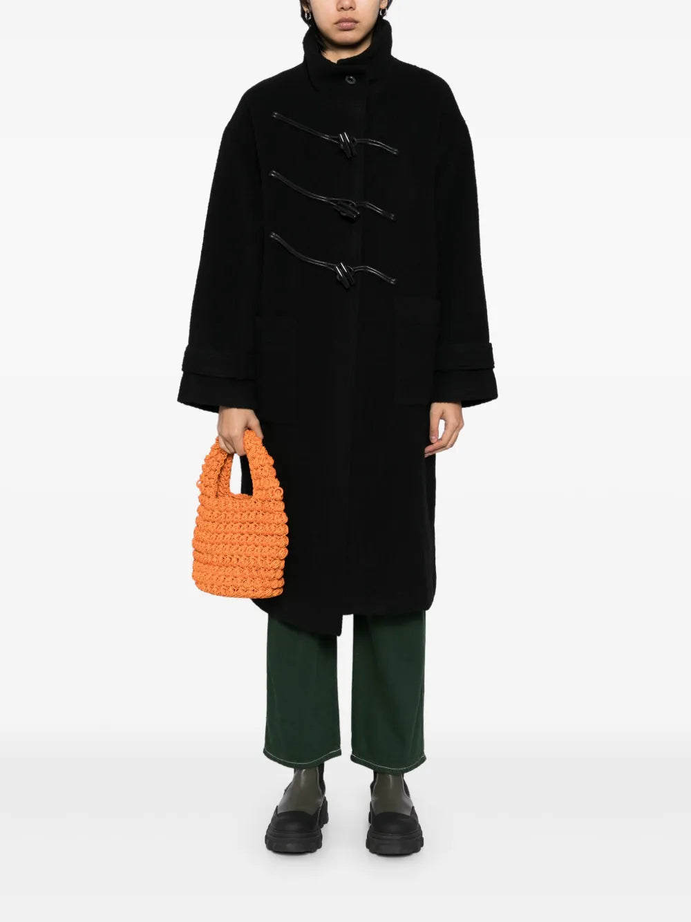 High-Neck Duffle Coat