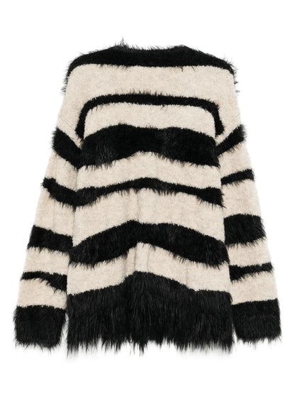 Stripe Button Down Cardigan