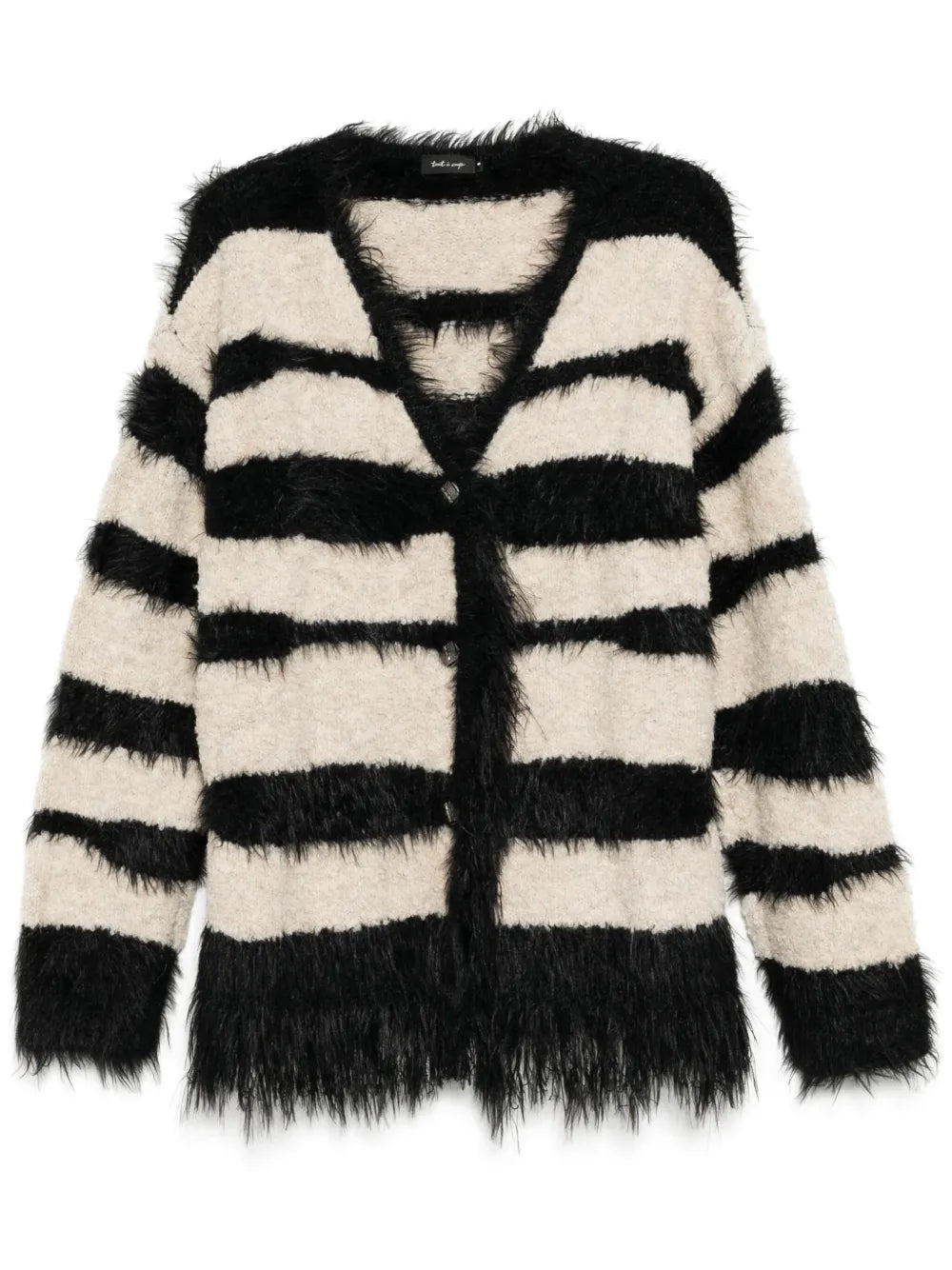 Stripe Button Down Cardigan