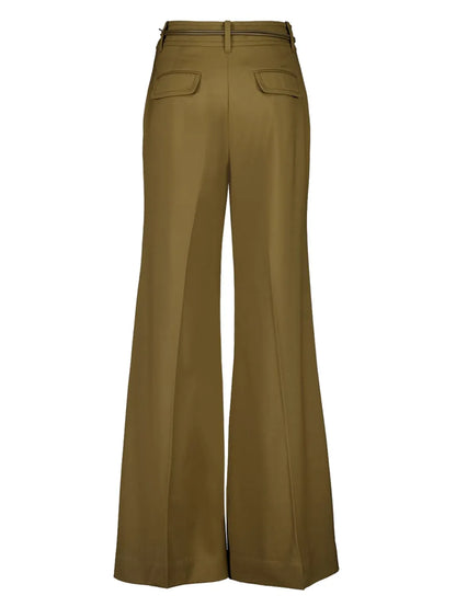 Crush Flared Trousers