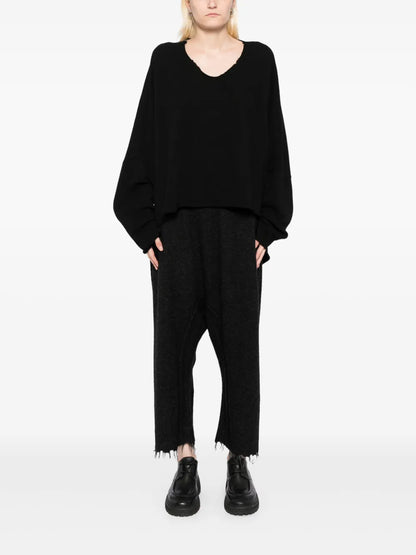 Knitted Cropped Trousers
