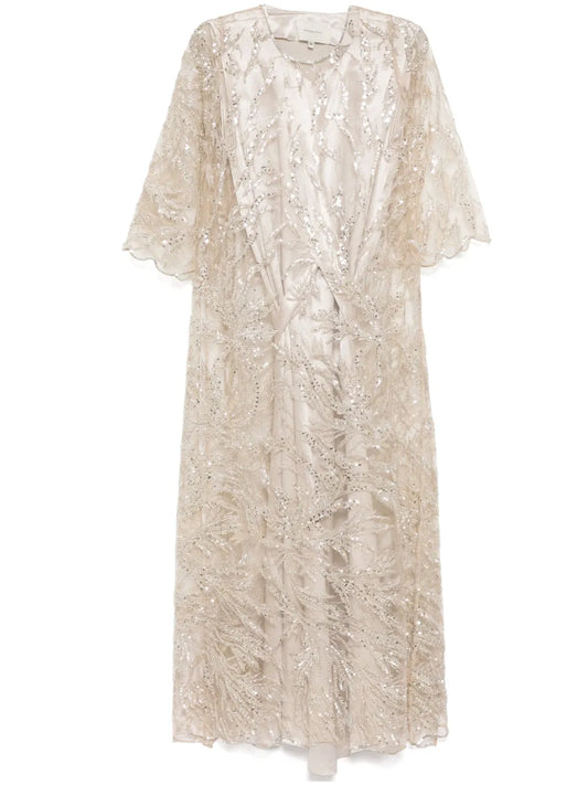 All-Over Embellished Dress