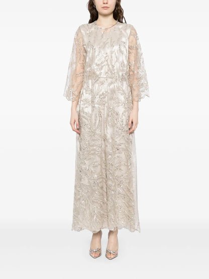All-Over Embellished Dress