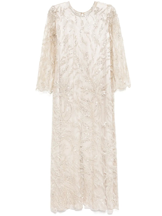 All-Over Embellished Dress