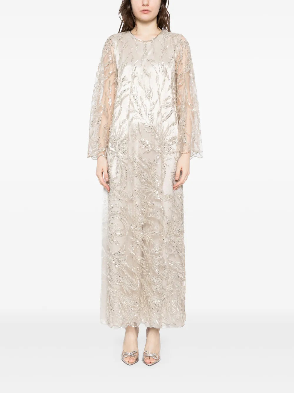 All-Over Embellished Dress