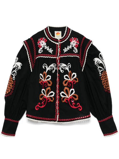 Mandala Richilieu Blouse