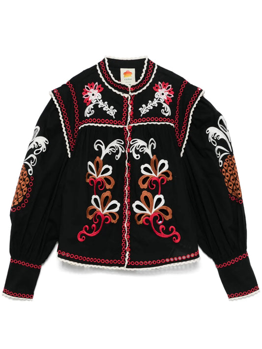 Mandala Richilieu Blouse