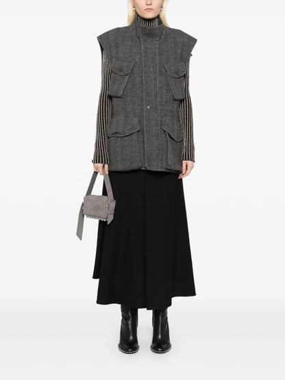 Asymmetric Draped Skirt