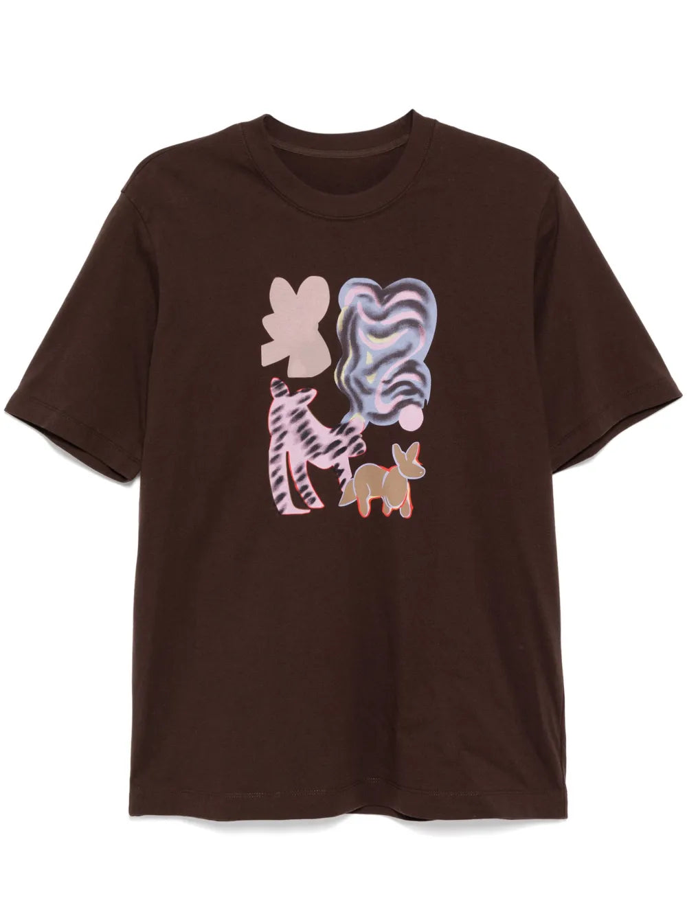 Cats-Printed T-Shirt