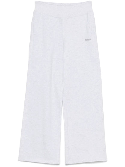 Mélange-Effect Track Pants