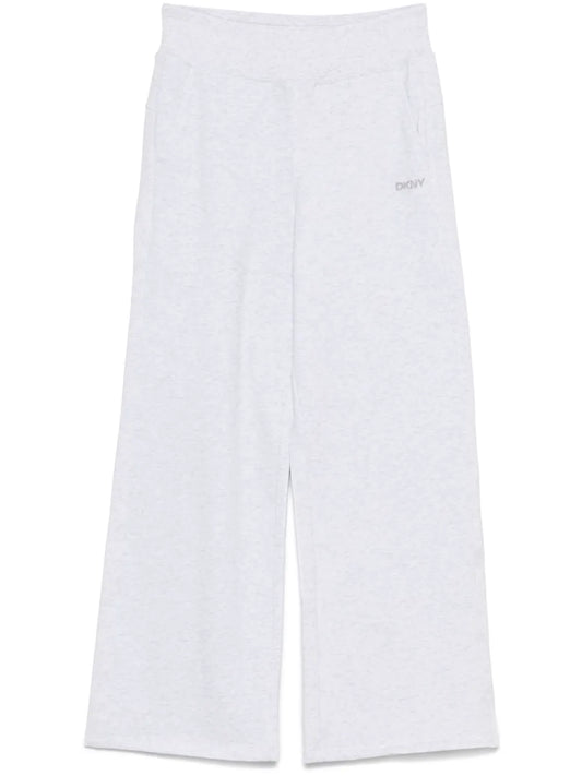 Mélange-Effect Track Pants
