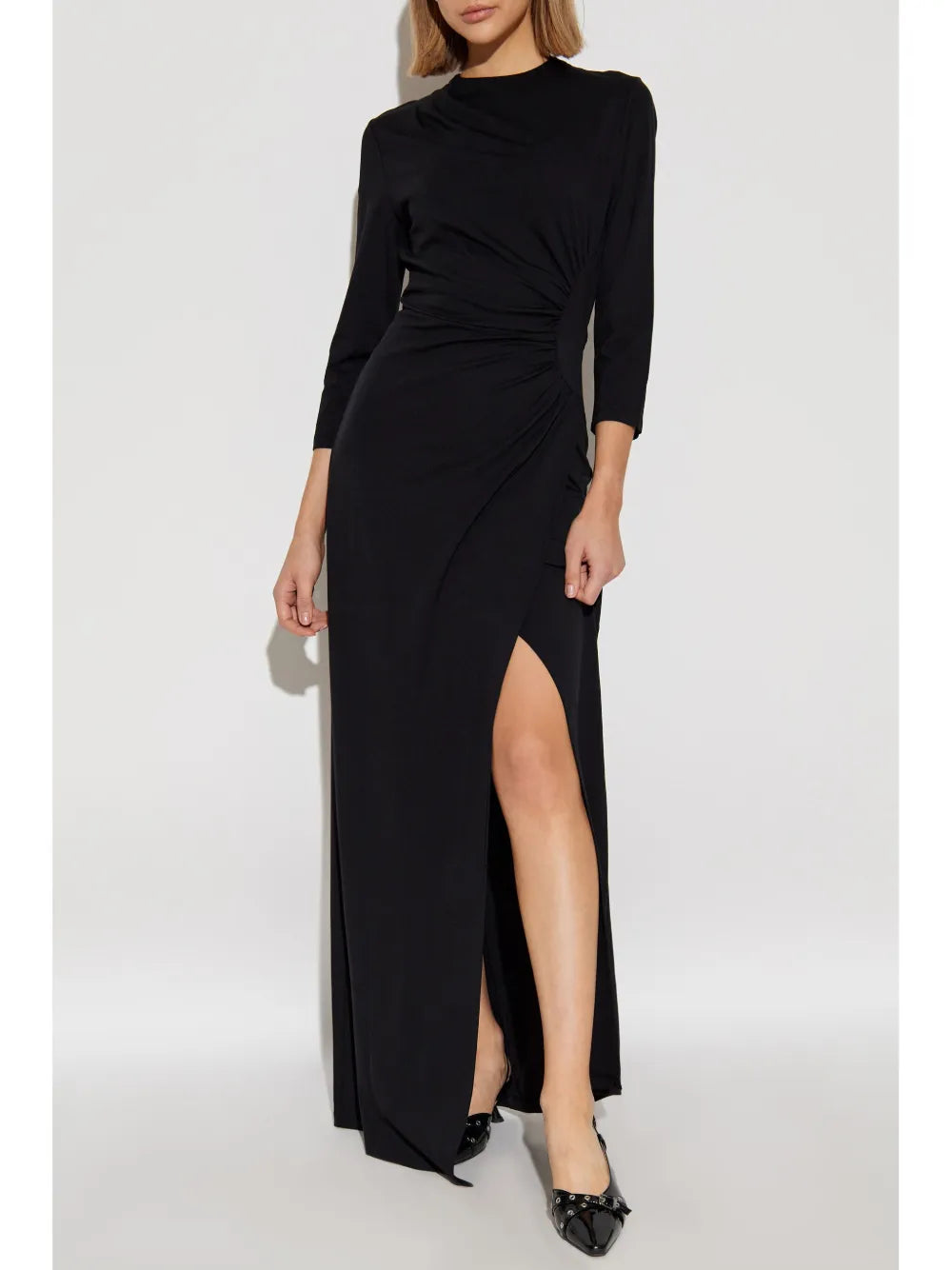 Draped-Detailing Maxi Dress
