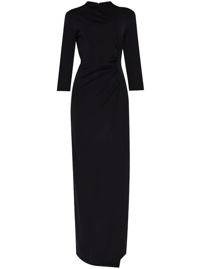 Draped-Detailing Maxi Dress