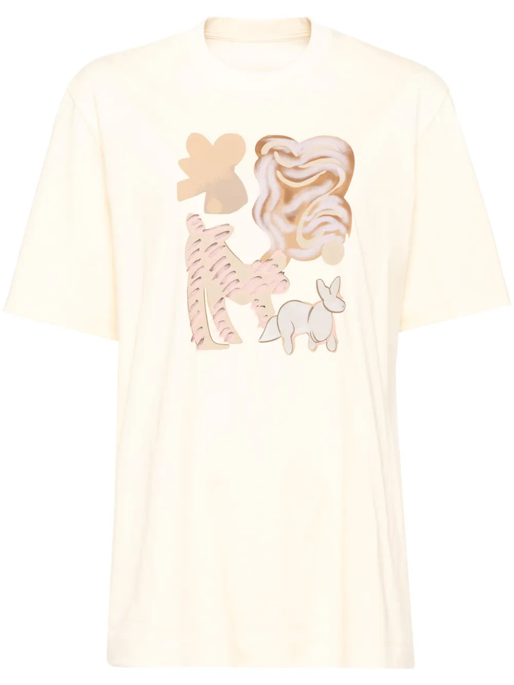 Cats-Printed T-Shirt