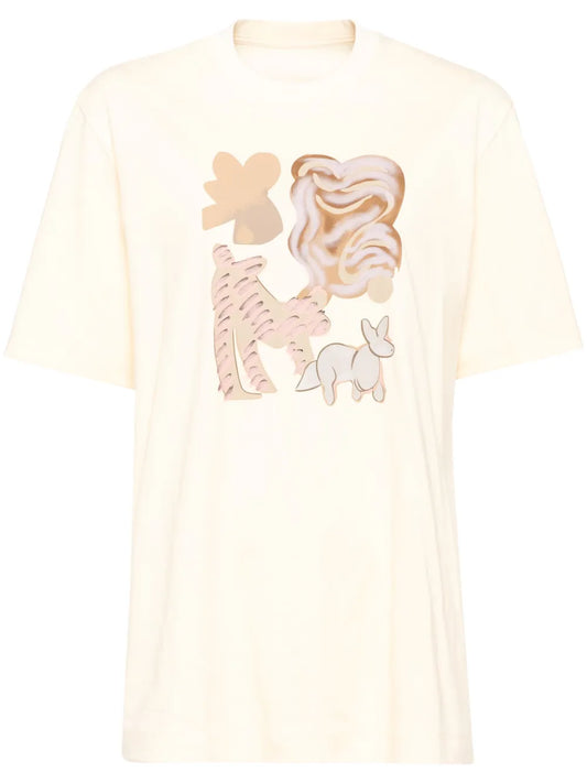 Cats-Printed T-Shirt