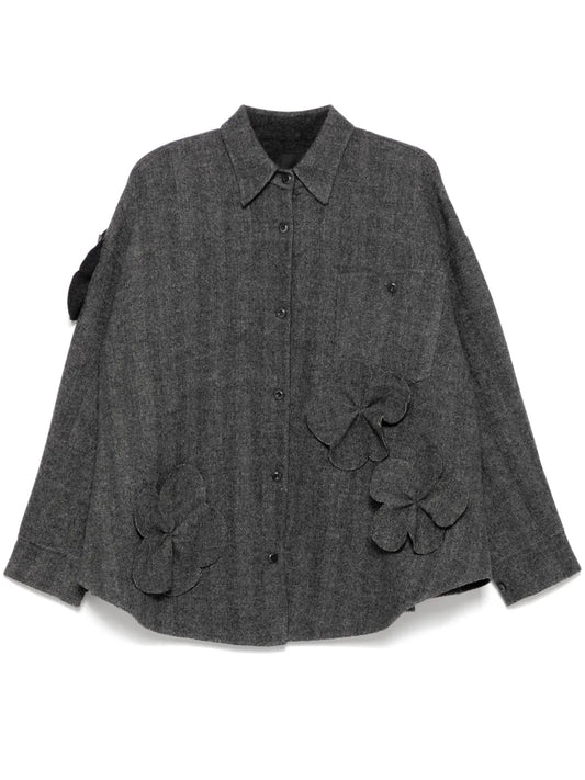 Flower-Detailing Jacket