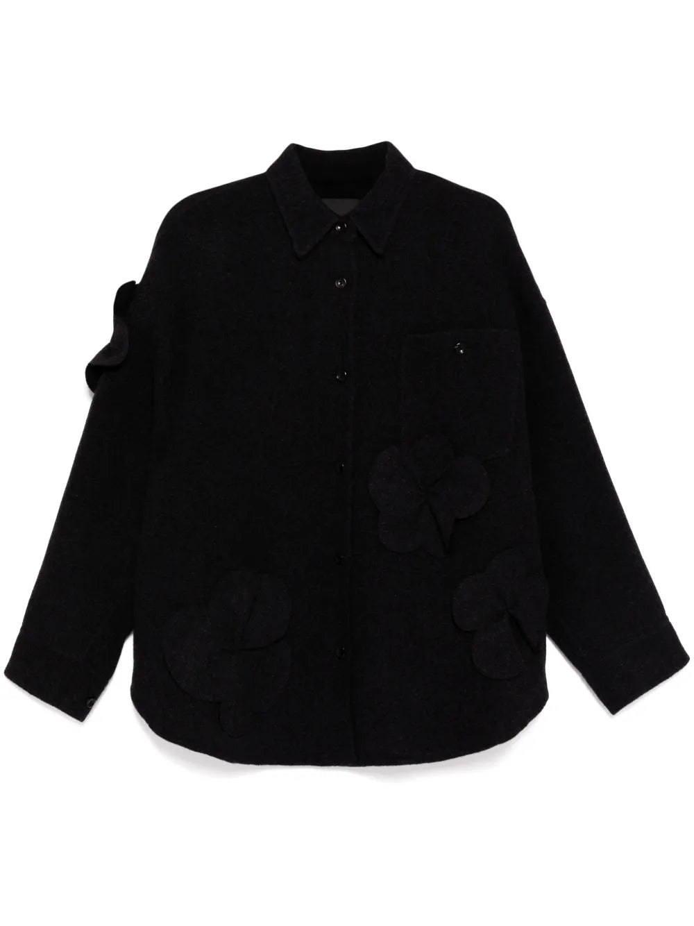 Floral-Embellished Jacket