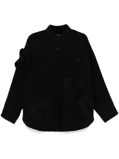 Floral-Embellished Jacket