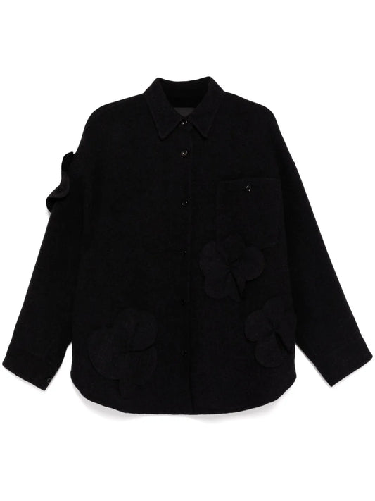 Floral-Embellished Jacket