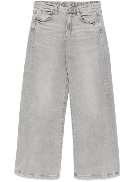 Washed Wide Leg Jeans