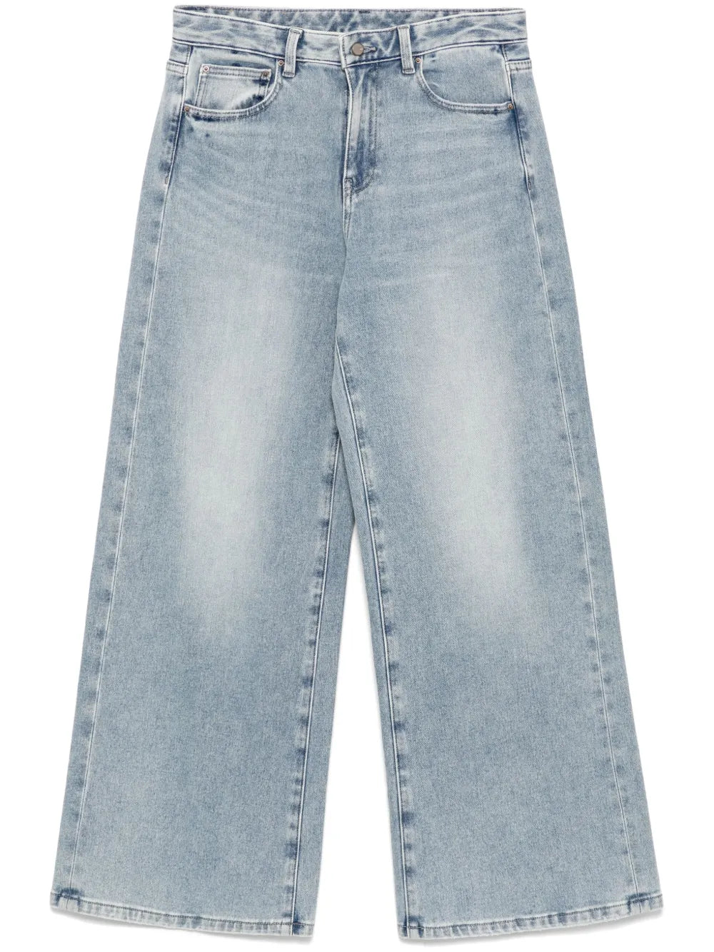Washed Wide Leg Jeans