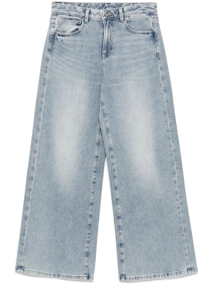 Washed Wide Leg Jeans