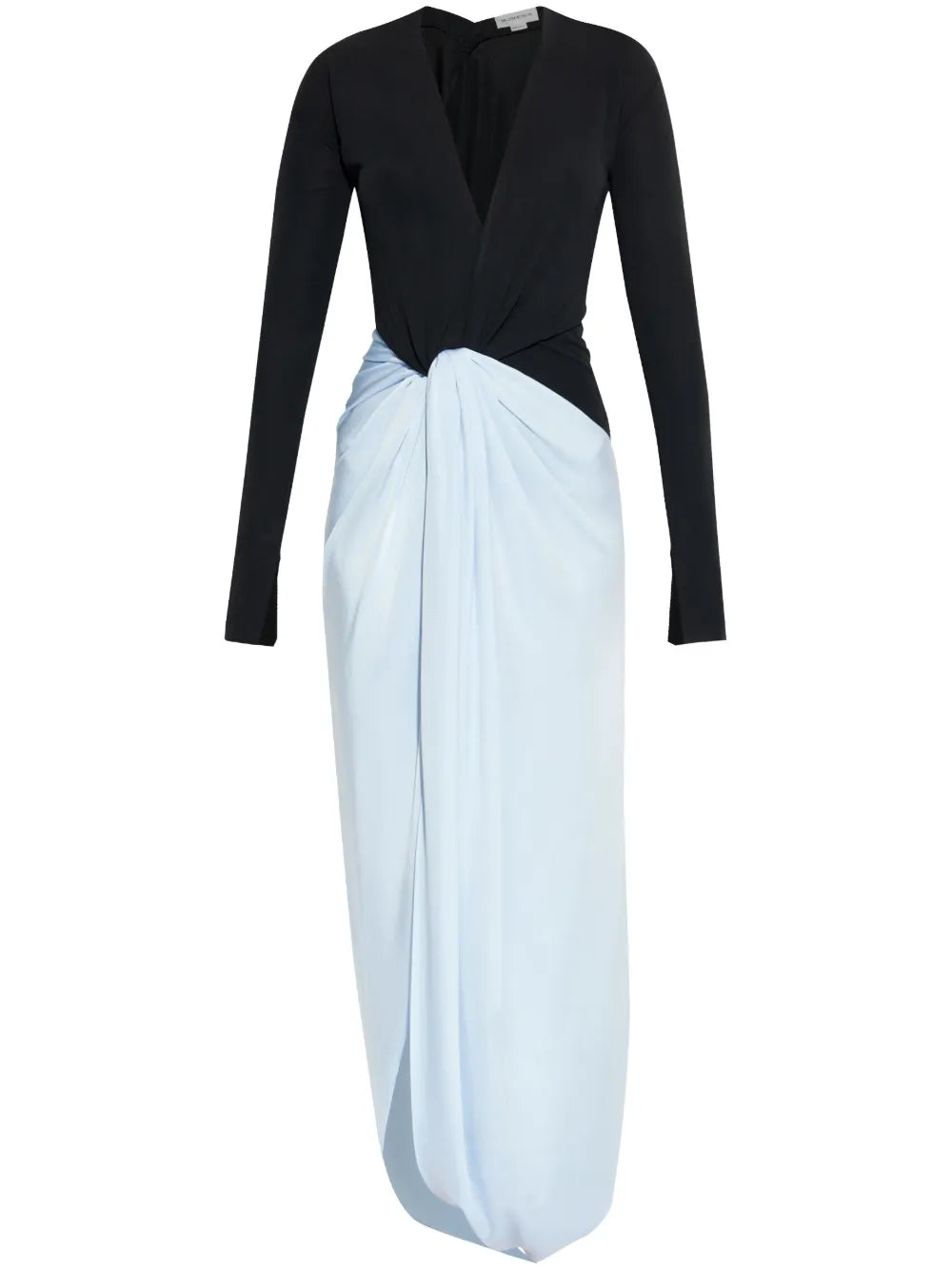 Knot-Detail Jersey Gown