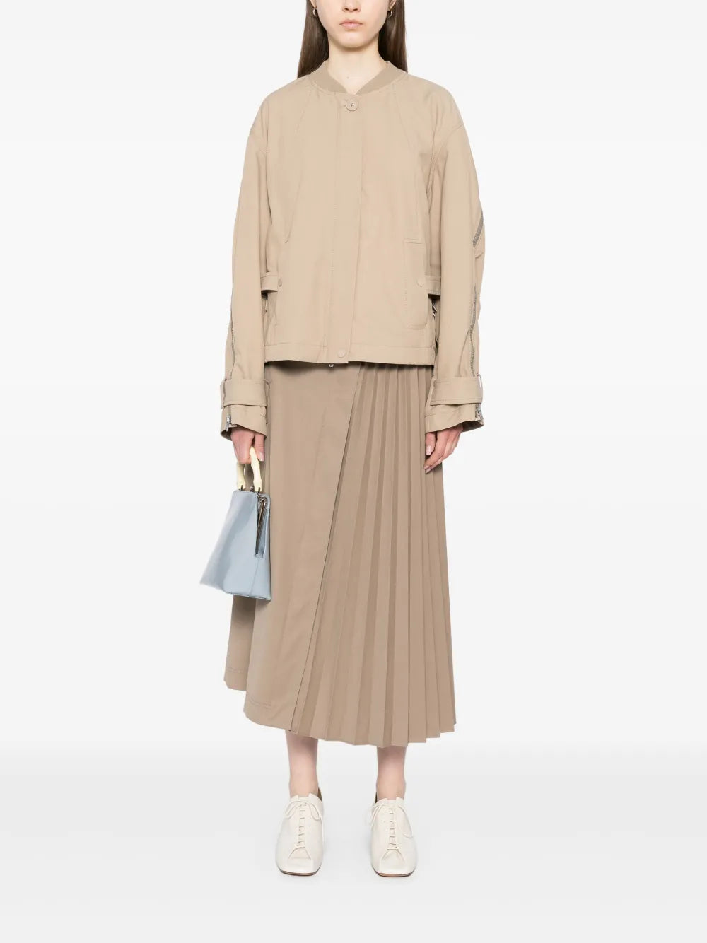 Cropped Bomber Jacket