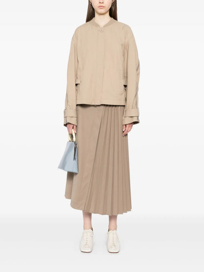 Cropped Bomber Jacket