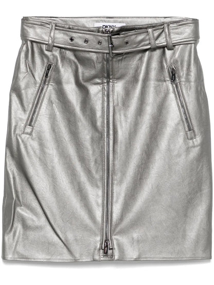 Belted Mini Skirt