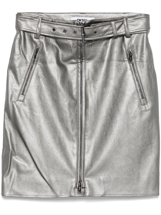 Belted Mini Skirt