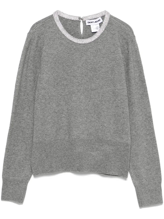 Crystal-Embellished Sweater
