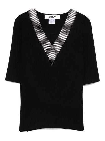 Crystal-Embellished Top