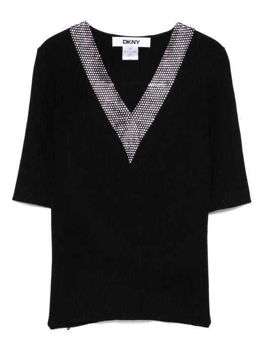Crystal-Embellished Top
