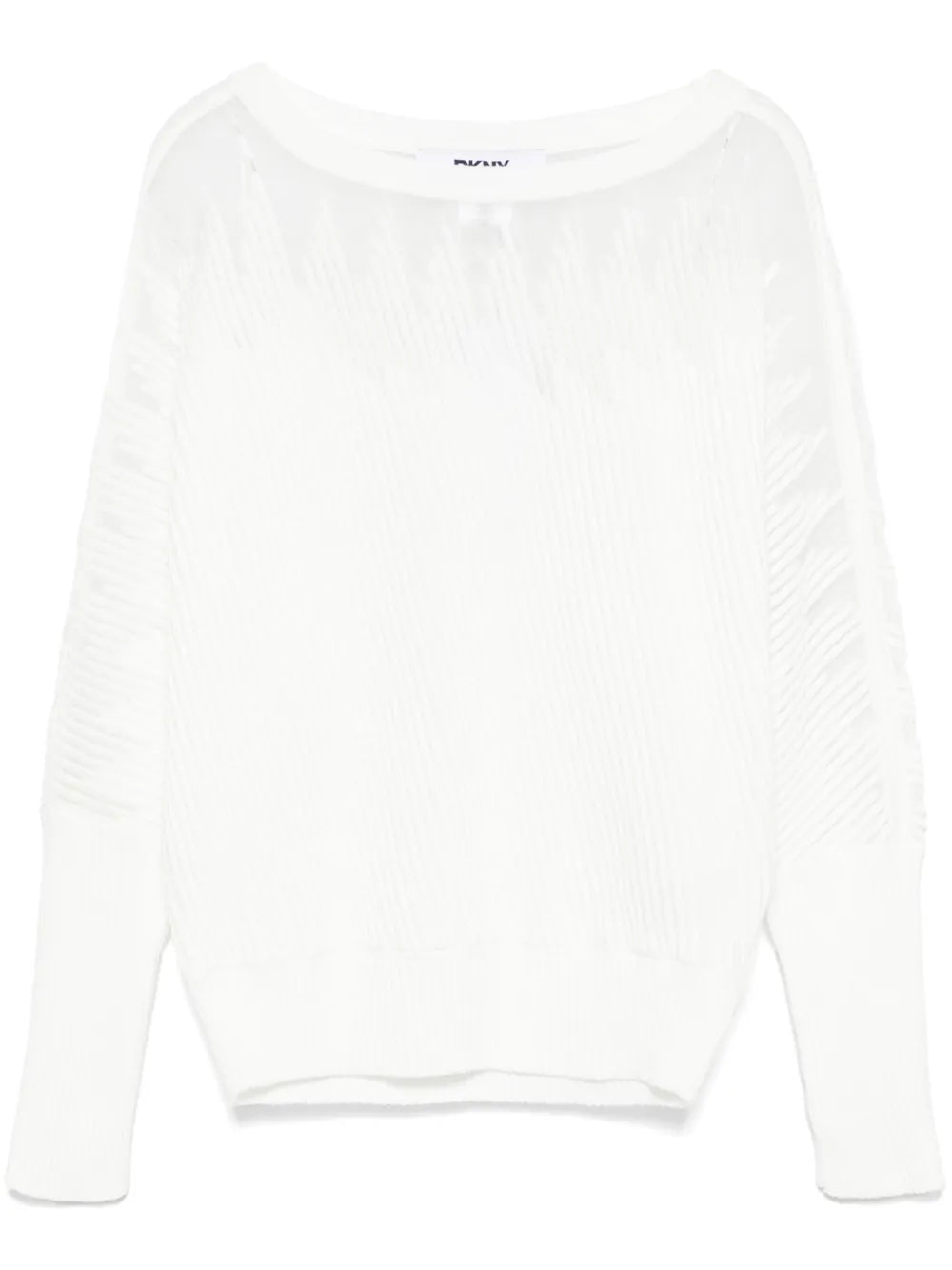 Sheer-Panels Sweater