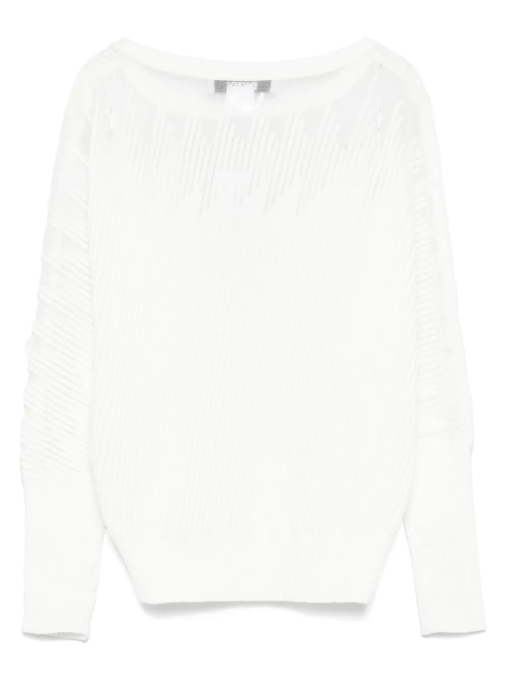 Sheer-Panels Sweater