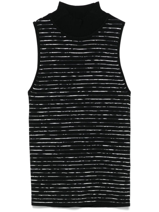 Ribbed-Knit Top