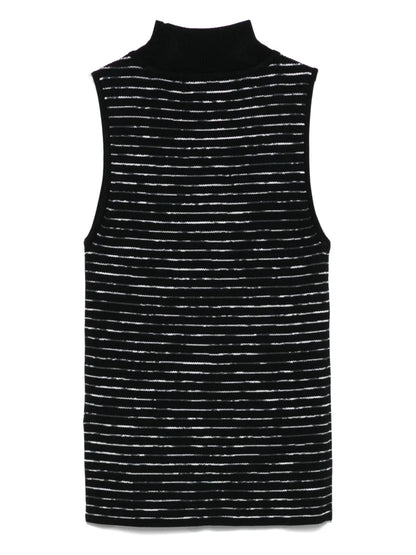 Ribbed-Knit Top