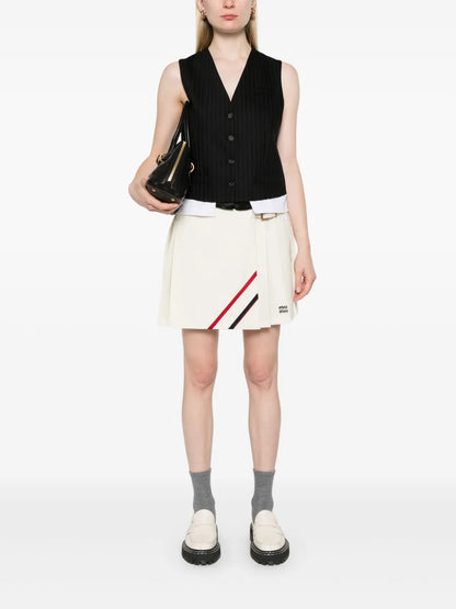 Pleated Mini Skirt