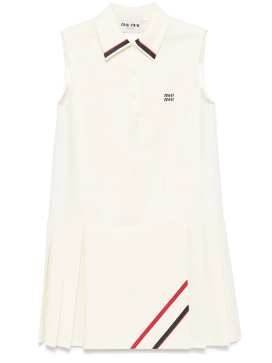 Pleated Shirt Dress