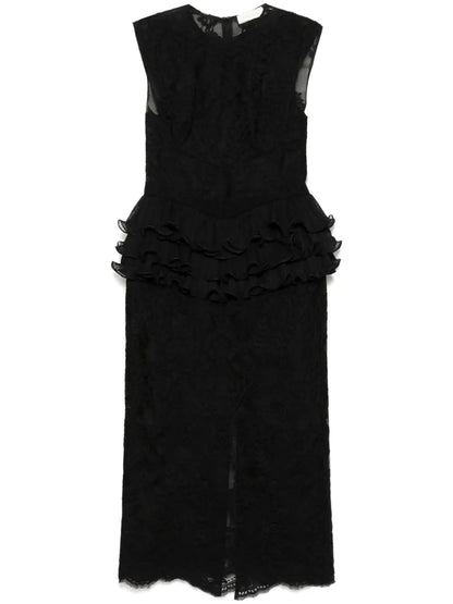 Crush Lace Frill Dress