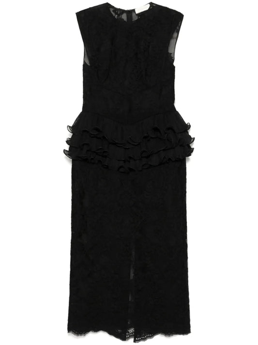 Crush Lace Frill Dress