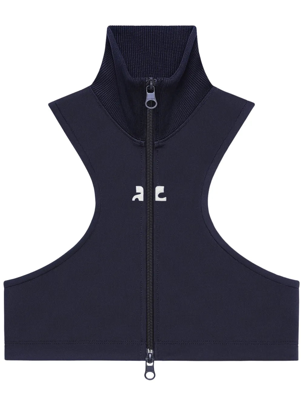 Scuba-Jersey Crop Top