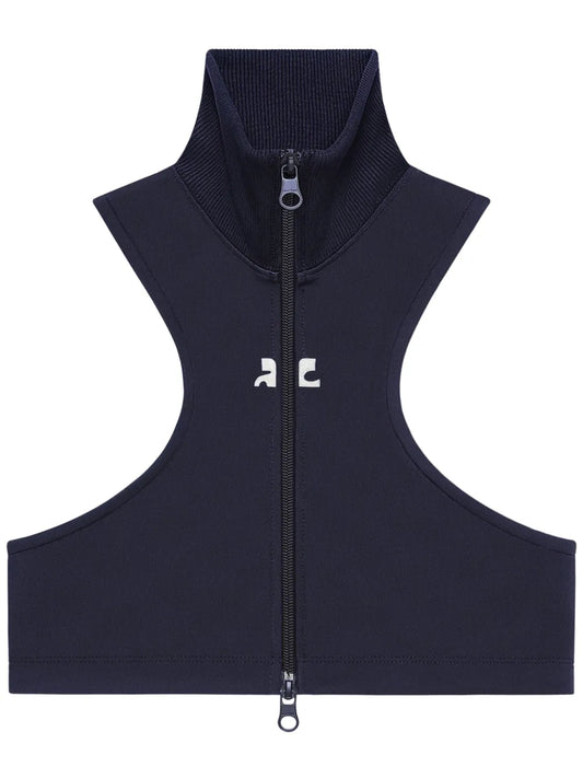 Scuba-Jersey Crop Top